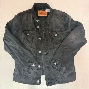 Levi's Black/Gray Denim Jacket